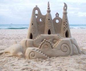 Sand castle puzzle