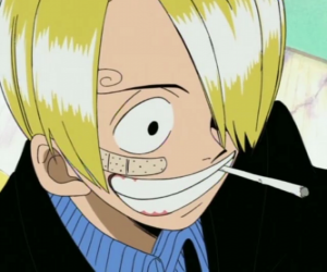 Sanji elegant, the ship's cook and expert in melee fighting puzzle