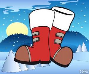 Santa Claus boots puzzle