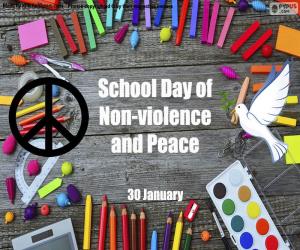 School Day of Non-violence and Peace puzzle