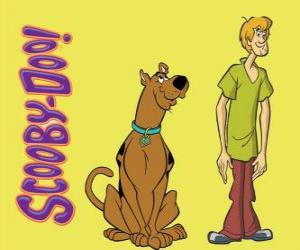 Scooby-Doo and Shaggy, two friends puzzle