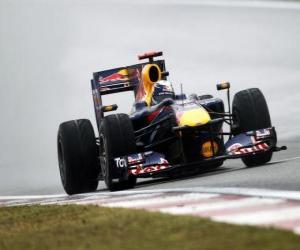 Sebastian Vettel - Red Bull - Shanghai 2010 puzzle