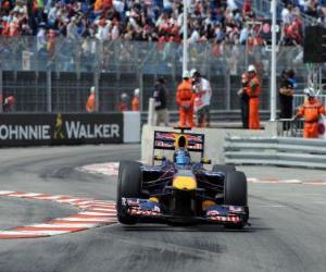 Sebastian Vettel - Red Bull - Monte-Carlo 2010 puzzle