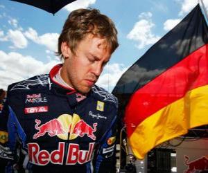 Sebastian Vettel - Red Bull - Silverstone 2010 puzzle