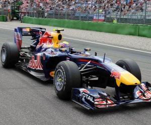 Sebastian Vettel - Red Bull - Hockenheimring 2010 puzzle