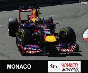 Sebastian Vettel - Red Bull - Grand Prix of Monaco 2013, 2º classified puzzle