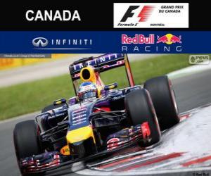 Sebastian Vettel - Red Bull - Grand Prix of Canada 2014, 3rd classified puzzle