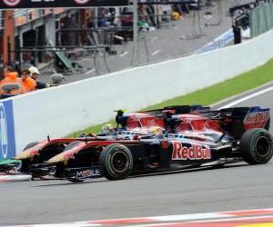 Sebastien Buemi, Jaime Alguersuari - Toro Rosso - Spa-Francorchamps 2010 puzzle
