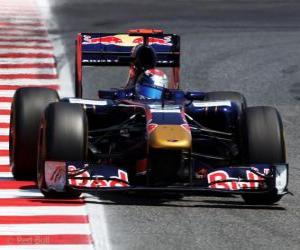 Sebastien Buemi - Toro Rosso - Barcelona 2011 puzzle