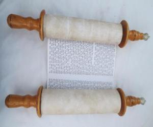 Sefer Torah, a scroll of the Torah puzzle