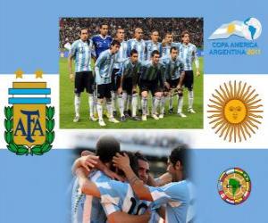 Selection of Argentina, Group A, Argentina 2011 puzzle