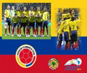 Selection of Colombia, Group A, Argentina 2011 puzzle
