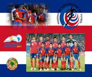 Selection of Costa Rica, Group A, Argentina 2011 puzzle