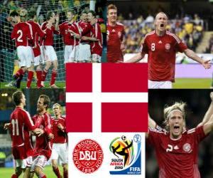 Selection of Denmark, Group E, South Africa 2010 puzzle