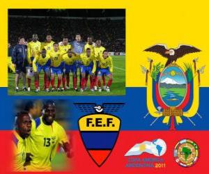 Selection of Ecuador, Group B, Argentina 2011 puzzle