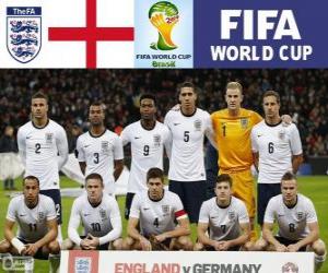 Selection of England, Group D, Brazil 2014 puzzle