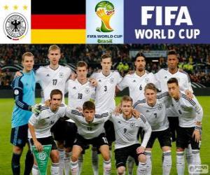Selection of Germany, Group G, Brazil 2014 puzzle