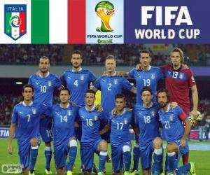 Selection of Italy, Group D, Brazil 2014 puzzle