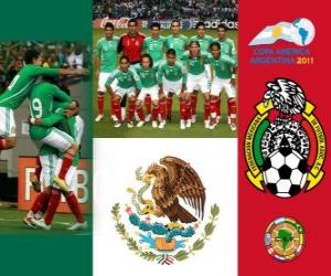 Selection of Mexico, Group C, Argentina 2011 puzzle