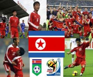 Selection of North Korea, Group G, South Africa 2010 puzzle