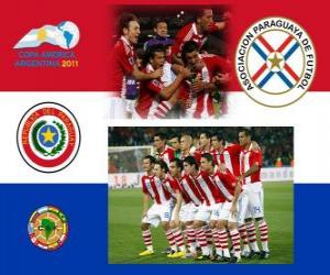 Selection of Paraguay, Group B, Argentina 2011 puzzle