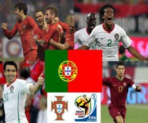 Selection of Portugal, Group G, South Africa 2010 puzzle