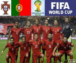 Selection of Portugal, Group G, Brazil 2014 puzzle