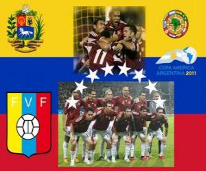 Selection of Venezuela, Group B, Argentina 2011 puzzle