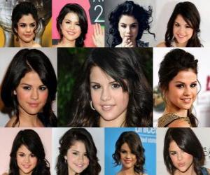 Selena Gomez is an American actress of Mexican descent. Currently plays the character Alex Russo on the Disney Channel Original Series, Wizards Waverly Place. puzzle