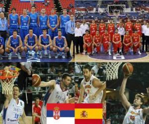 Serbia - Spain, quarter finals, 2010 FIBA World Turkey puzzle