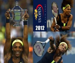 Serena Williams 2012 US Open Champion puzzle