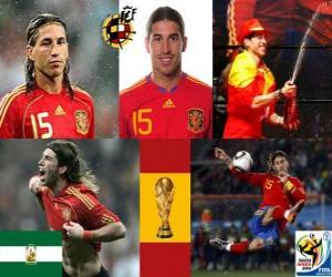 Sergio Ramos (The Indian of Camas) Spanish team defense puzzle