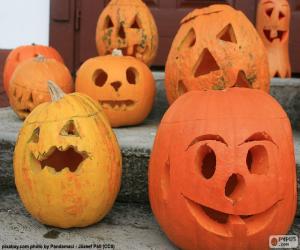 Several Halloween Pumpkins puzzle