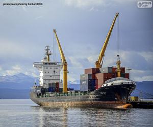 Ship at loading dock puzzle