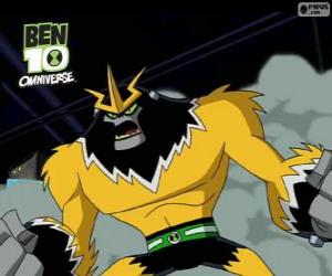 Shocksquatch, Ben 10 Omniverse puzzle