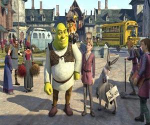 Shrek with Arthur possible successor to the throne puzzle
