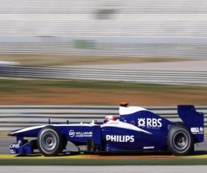 Side view, Williams FW32 puzzle