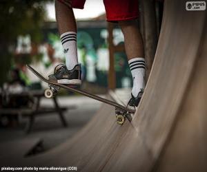 Skateboarding puzzle