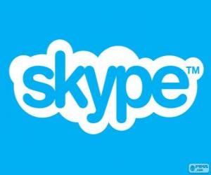 Skype logo puzzle