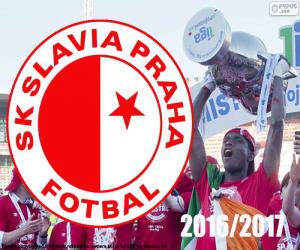 Slavia Prague, champion 2016-2017 puzzle