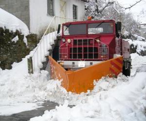 Snowplow doing their job puzzle