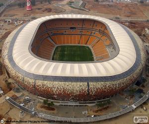 Soccer City, aerial view puzzle