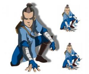 Sokka is a 15 years old warrior of the Southern Water Tribe who goes with Aang puzzle