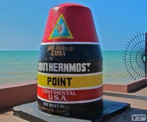 Southernmost Point,  Key West, Florida, United States puzzle