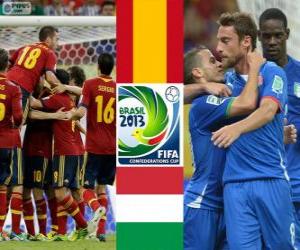 Spain - Italy, semi-finals, 2013 FIFA Confederations Cup puzzle