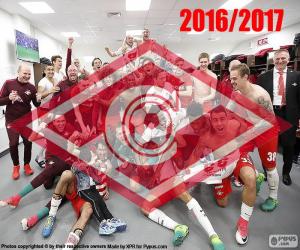 Spartak Moscow, 2016-2017 champion puzzle