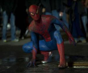 Spider-man on the streets of New York puzzle