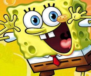 SpongeBob happy puzzle