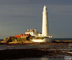 St. Mary's Lighthouse, England puzzle