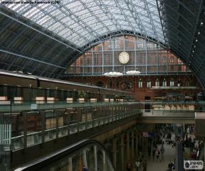 St Pancras railway station, London puzzle